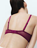 Jasmine Lace Wired Push Up Plunge Bra (A-E)