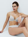 3pk Cotton Wired Push-Up Bras A-E