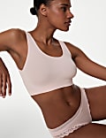 3pk Seamless Non Wired Crop Tops