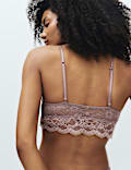 Jasmine Lace Non Wired Longline Bralette (A-E)