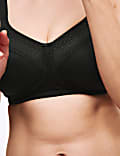 Cotton Blend & Lace Non Wired Total Support Bra B-H