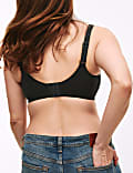 Cotton Blend & Lace Non Wired Total Support Bra B-H