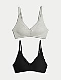 2pk Non-Wired Bralette First Bra AA-D