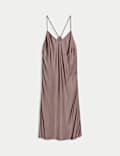 Satin Strappy Long Chemise