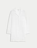 Pure Cotton Textured Muslin Nightshirt