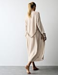 Lounge Knit Wrap with Cashmere