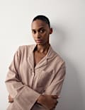Pure Cotton Striped Revere Pyjama Set
