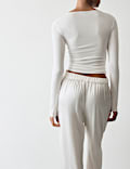 Premium Satin Wide Leg Pyjama Bottoms