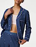 Pure Cotton Star Print Pyjama Set