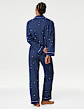 Pure Cotton Star Print Pyjama Set