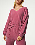 Fluffy Knit Lounge Set