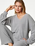 Fluffy Knit Lounge Set