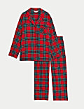 Women's Checked Family Christmas Pyjama Set