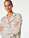 Dream Satin™ Polka Dot Revere Pyjama Set