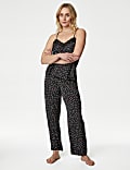  Dream Satin Polka Dot Pyjama Set