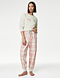 Pure Cotton Slogan Pyjama Set