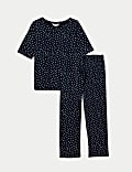 Cotton Modal Polka Dot Pyjama Set