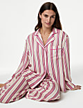 Dream Satin™ Striped Pyjama Set