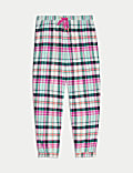 Pure Cotton Checked Pyjama Bottoms