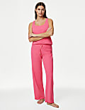 Cotton Rich Ribbed Lounge Pants