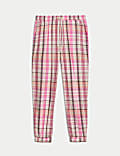 Pure Cotton Checked Pyjama Bottoms