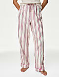 Pure Cotton Striped Pyjama Bottoms