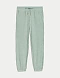 Celana Jogger Santai Cosy Waffle Model Tepian Bermanset