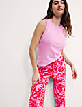 Cotton Blend Lobster Print Pyjama Bottoms