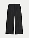 Lace Detail Wide Leg Pyjama Bottoms