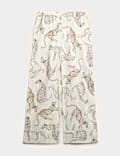 Pure Cotton Animial Print Pyjama Bottom