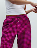 2pk Pure Cotton Printed Pyjama Bottoms