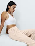 Ribbed Cuffed Hem Pyjama Bottoms