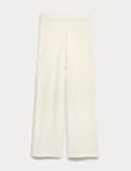 Feather Knit Wide Leg Pyjama Bottoms