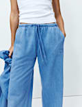Cotton Rich Wide Leg Lounge Joggers