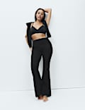 Cotton Rich Flared Lounge Joggers