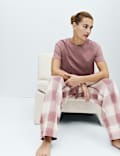 2pk Pure Cotton Printed Pyjama Bottoms