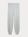 Bas de pyjama en maille plume à ourlet resserré