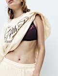 Cotton Rich Loopback Wide Leg Joggers