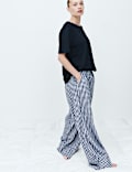 Lot de 2 bas de pyjama 100 % coton avec imprim&eacute;