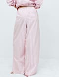 Pure Cotton Poplin Striped Pyjama Bottoms