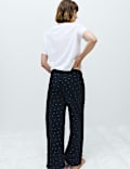 Pure Cotton Striped Muslin Pyjama Bottoms