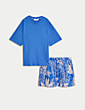 Cool Comfort™ Ribbed Shortie Set