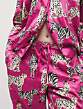 Women's Zebra & Cheetah Family Christmas Pyjama Set