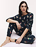 Women's Animal Party Family Christmas Pyjama Set