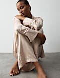 Satin Embellished Pyjama Set