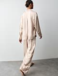 Satin Embellished Pyjama Set