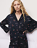 Dream Satin™ Printed Revere Pyjama Set