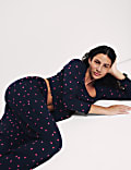 Cool Comfort™ Printed Ribbed Pyjama Set