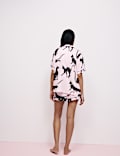 The Cat Print Shortie Set