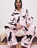 The Cat Print Pyjama Set